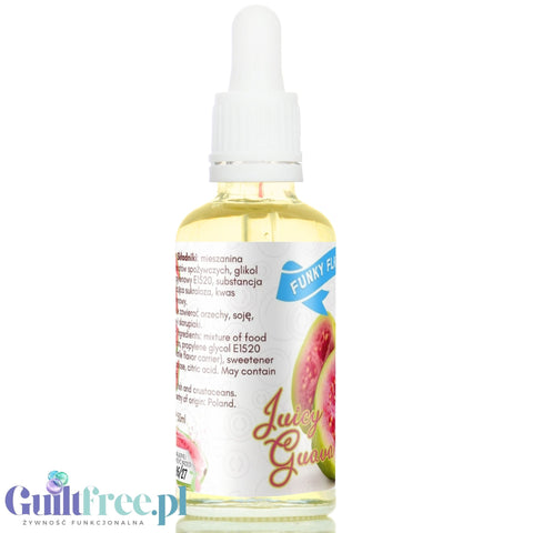 Funky Flavors Sweet Juicy Guava - słodkie kropelki słodzące o smaku guawy