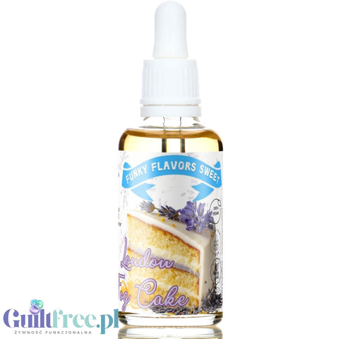 Funky Flavors Sweet London Fog Cake - kropelki bez cukru o smaku ciasta z kremem Earl Grey, bergamotką i lawendą