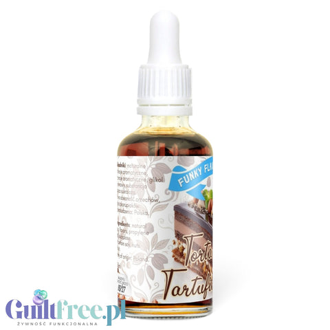 Funky Flavors Sweet Tartufina - kropelki słodzące o smaku włoskiego tortu pralinowego z czekoladą i orzechami