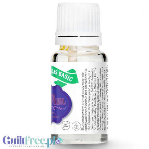 Funky Flavors Basic Dried Plum 10ml - kropelki aromatyzujące o zapachu suszonej śliwki, bez cukru, słodzików i tłuszczu