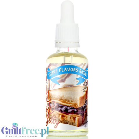 Funky Flavors Sweet PB & J - słodzony aromat bez cukru, tłuszczu i kcal, Masło Orzechowe & Galaretka