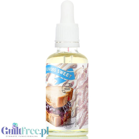 Funky Flavors Sweet PB & J - słodzony aromat bez cukru, tłuszczu i kcal, Masło Orzechowe & Galaretka