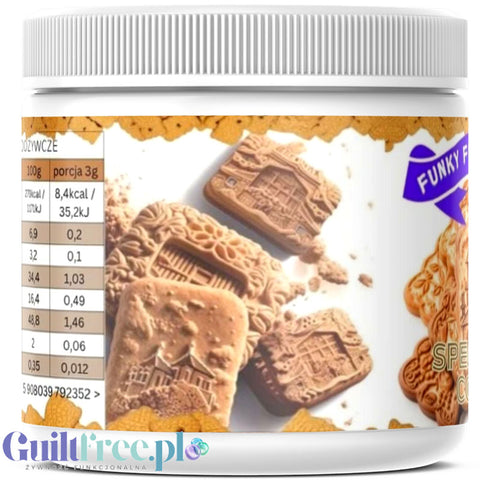 Funky Flavors Splash Speculoos Cookie 150g - błonnikowy aromat słodzący w proszku karmelizowanych herbatników cynamonowych