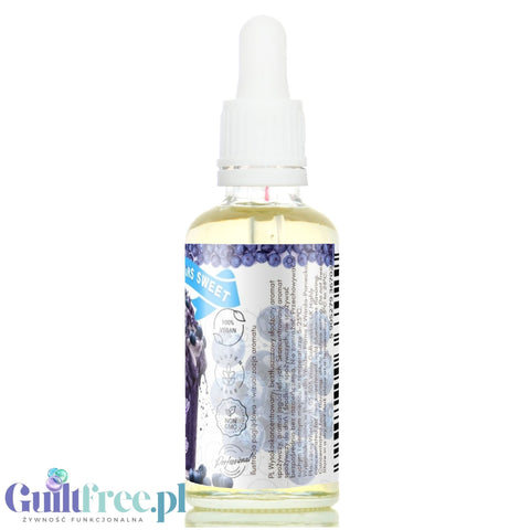 Funky Flavors Sweet Blueberry Milkshake - sweetened concentrated blueberry milkshake flavor without sugar or calories