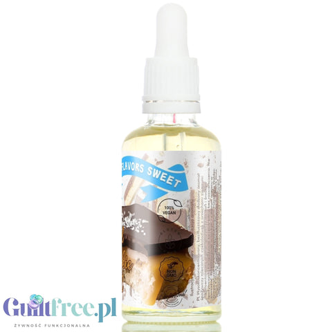 Funky Flavors Sweet Karmel Kookie Krunch - słodzony aromat bez cukru, tłuszczu i kcal, Ciacho Maślane z karmelem & Czekoladą