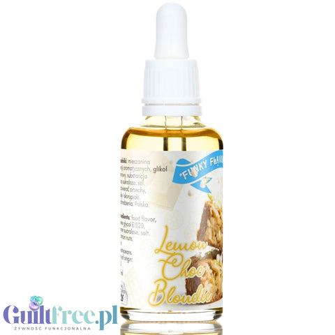 Funky Flavors Sweet Lemon Choc Blondie - calorie free concentrated food flavoring