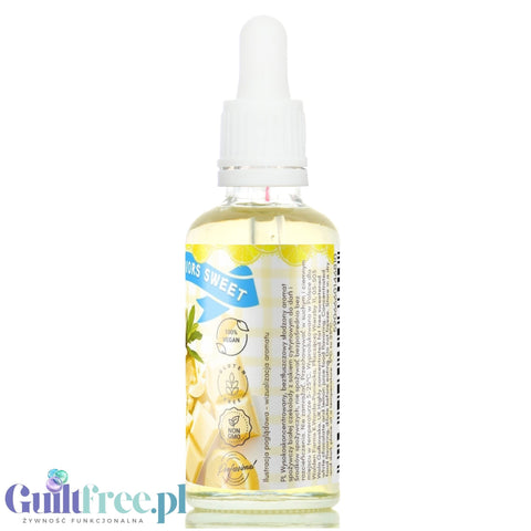 Funky Flavors Sweet White Chocolate & Sorrento Lemon - słodzony aromat musu z białej czekolady z cytryną bez tłuszczu i kalorii