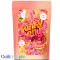 Funky Jelly Pink Grapefruit x 15 porcji - kwaśna galaretka bez cukru, smak Różowy Grepjpfrut