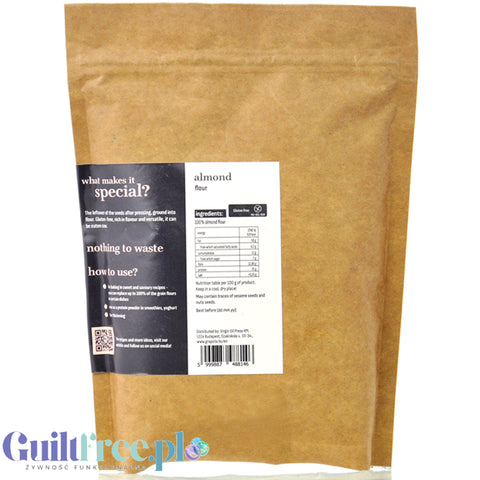 Grapoila Almond raw - bezglutenowa surowa mąka migdałowa