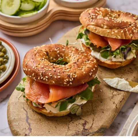 Hero Everything Bagels - keto protein bagels with seeds, only 5g net carbs
