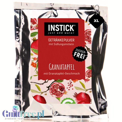 InStick Pommegranate XXL - koncentrat napoju w proszku bez cukru na 18L, smak Owoc Granatu