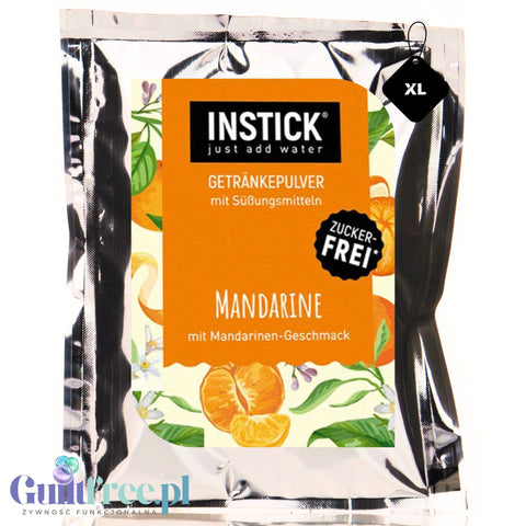 InStick Mandarin XXL - koncentrat napoju w proszku bez cukru na 18L, smak mandarynkowy