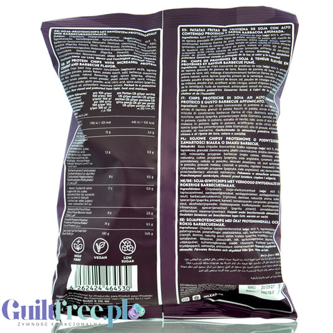 Inlead Protein Tortilla Chips Smoky Barbecue - wegańskie wysokobiałkowe chipsy o smaku grillowym