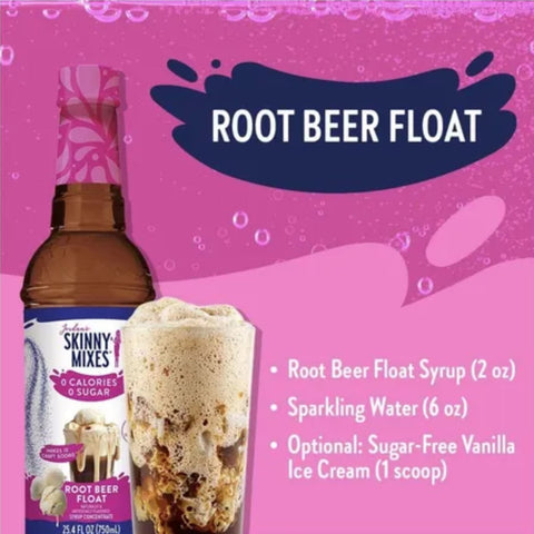 Jordan's Skinny Mixes Root Beer Float - syrop waniliowo-korzenny do deserów bez cukru i kalorii