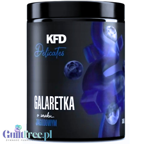 KFD Dietetyczna Galaretka Jagodowa, 50 porcji x 18kcal