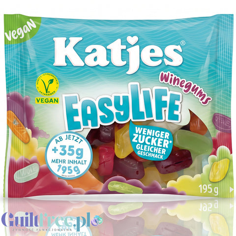 Katjes EasyLife Winegums 30% less sugar vegan jellies