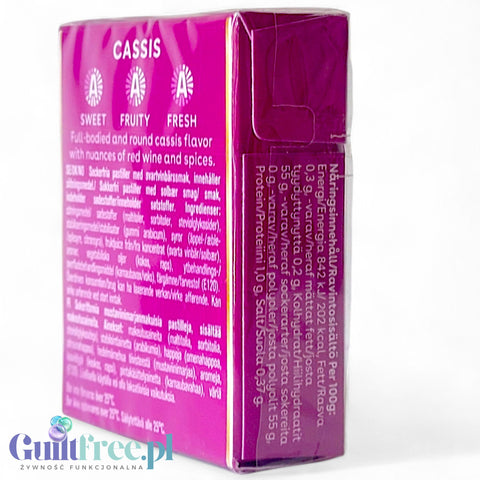 Läkerol Cassis 25g - sugar free licorice  with stevia