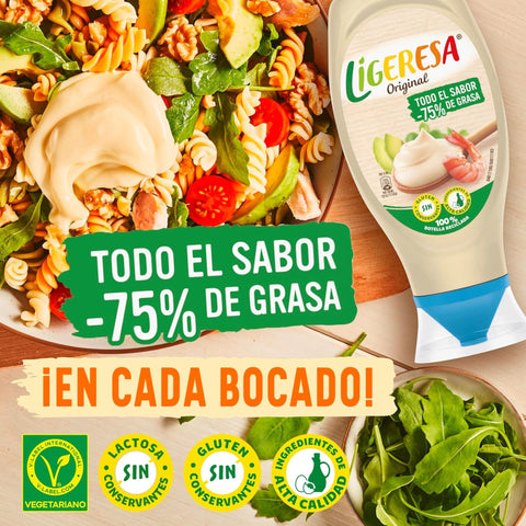 Ligeresa Original 430ml - majonez niskotłuszczowy z octem balsamicznym