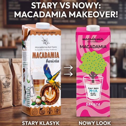 Macadamia Nut Farm Milk Barista 1L - napój roślinny makadamia bez dodatku cukru i karagenu