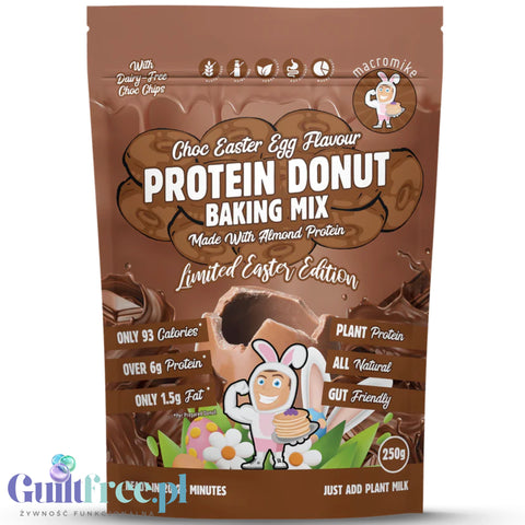 Macro Mike Chocolate Easter Egg Protein Donut Baking Mix - a mix for making protein donuts.