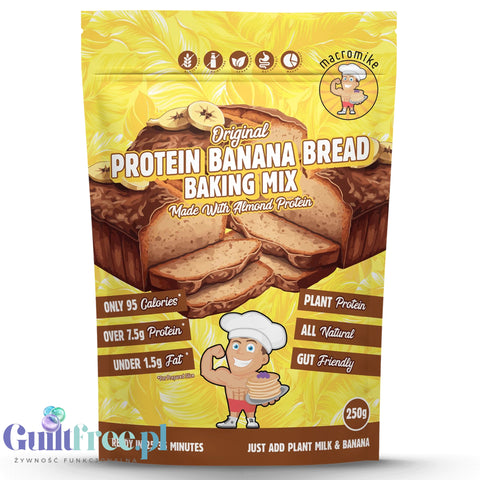 Macro Mike Protein Banana Bread Baking Mix - a mix for making vegan banana bread