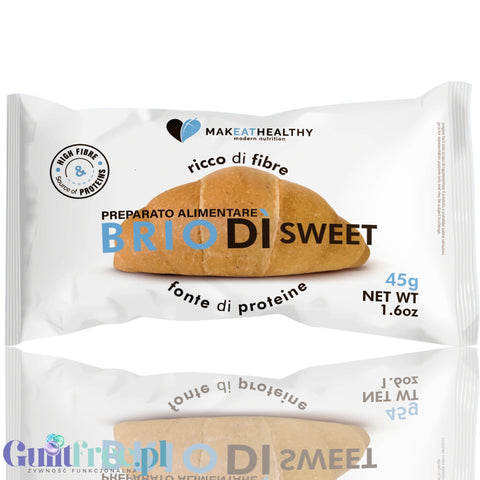 MakeatHealthy Brio Di Sweet - miękki włoski słodki croissant maślany bez cukru 22% błonnika