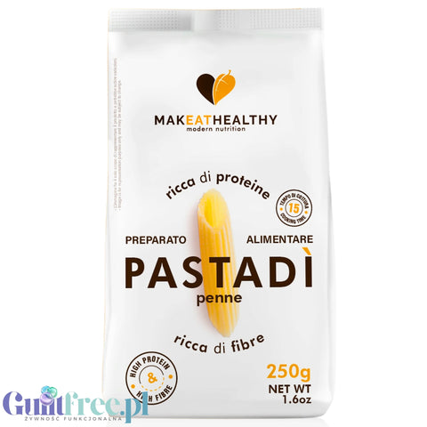 MakEatHealthy High Protein Pastadi Penne - włoski makaron proteinowy niskowęglowodanowy