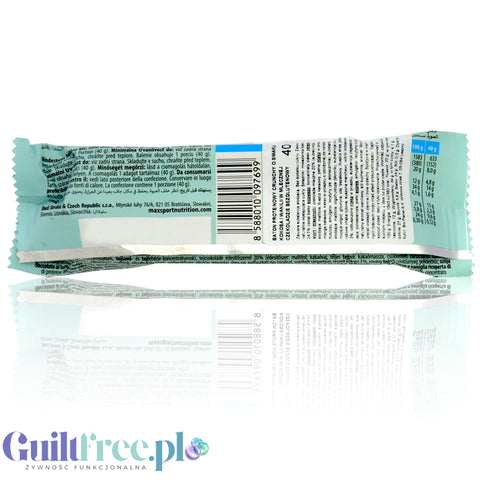 MaxSport Crunchy Protein Bar Vanilla - Coconut  - baton proteinowy o smaku waniliowo-kokosowym