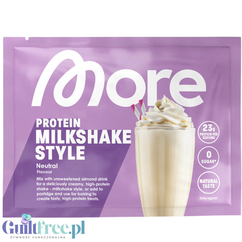 More Nutrition Total Protein Neutral kazeina z WPC i laktazą, białko bezsmakowe