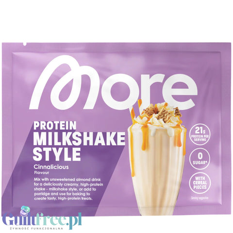 More Nutrition Total Protein Cinnalicious - kazeina z WPC i laktazą, smak CinniMinis