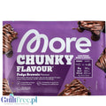 More Nutrition Chunky Flavor Fudge Brownie, sachet 30g