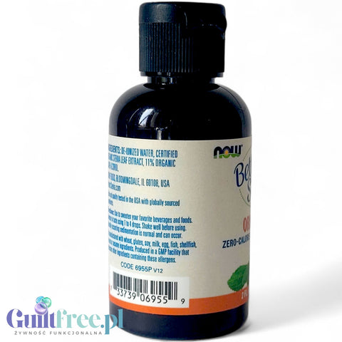 NOW Better Stevia Original 59ml - natural sweetener with stevia, glycerin-free
