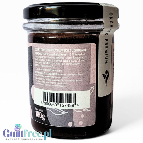 Organic House Chocco Mamma  - ekologiczny krem z orzechów laskowych i kakao bez oleju palowego i laktozy