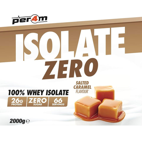 Per4m Isolate Zero Salted Caramel 2kg - 100% WPI, 26g białka & 106kcal