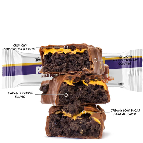 Per4m Protein Bar Chocolate Caramel - baton białkowy 20g białka z niskocukrowym karmelem w polewie czekoladowej