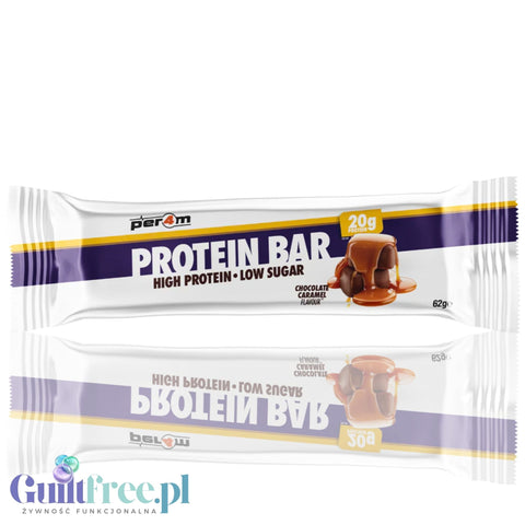 Per4m Protein Bar Chocolate Caramel - baton białkowy 20g białka z niskocukrowym karmelem w polewie czekoladowej