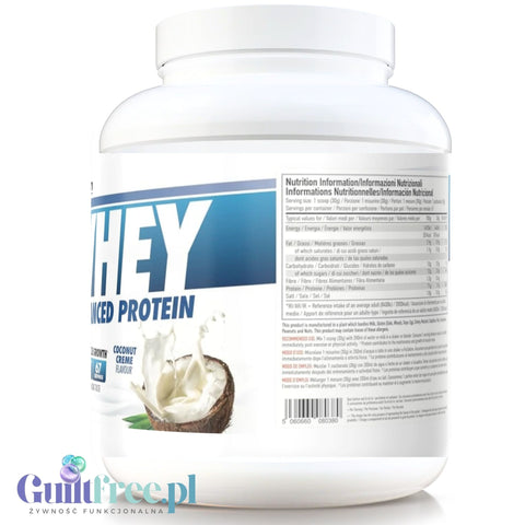 Per4m Whey Advanced Protein Coconut Creme 2kg - gęsta kokosowa odżywka białkowa WPC, WPI & MPC