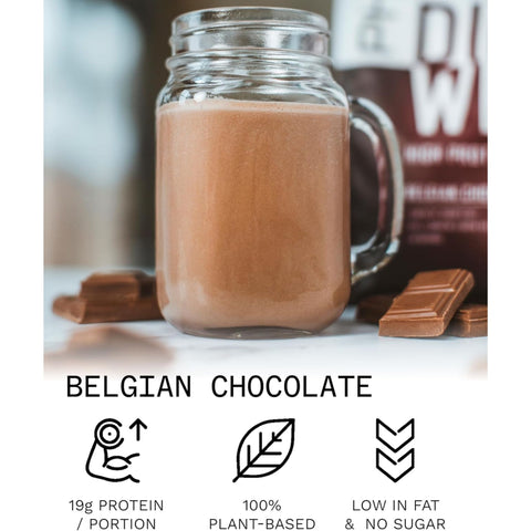 Phd Diet Plant Lean Protein Belgian Chocolate 500g - vegan protein supplement, Belgian Chocolate, fat burning formula
