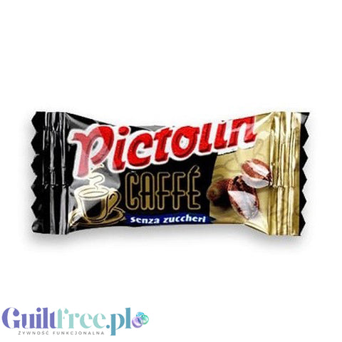 Pictolin crème café sans sucre 1kg - mocno kawowe cukierki bez cukru, duże opakowanie