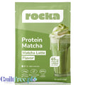 Rocka Nutrition Protein Matcha Latte 30g - wegańska odżywka proteinowa 65mg kofeiny, z matcha i zieloną herbatą