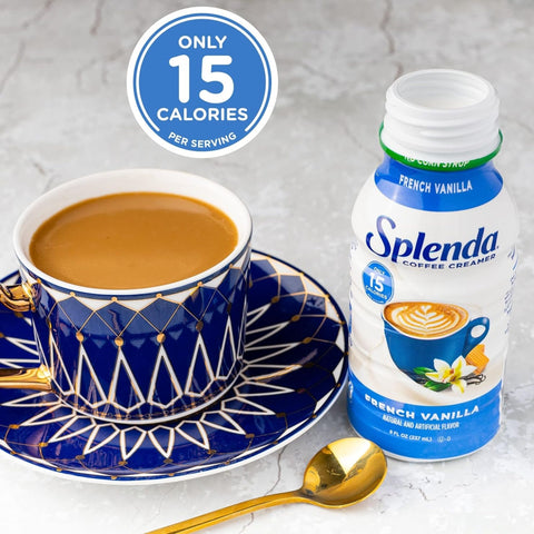 Splenda Coffee Creamer, French Vanilla - vanilla coffee creamer 15kcal, sugar-free and lactose-free