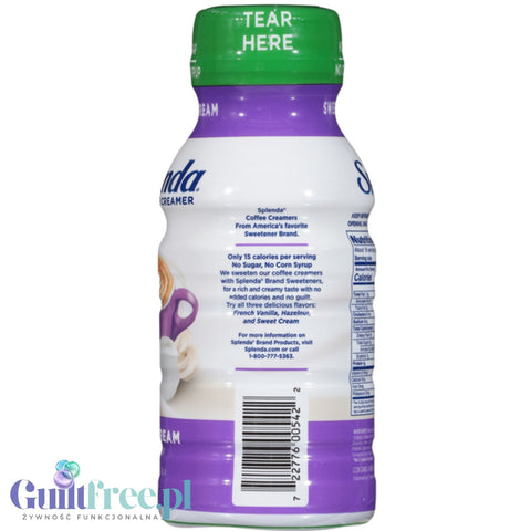 Splenda Coffee Creamer, Sweet Cream - coffee creamer 15kcal, sugar-free, lactose-free, and gluten-free