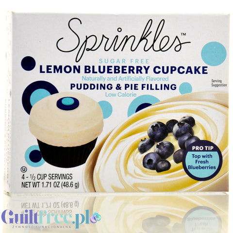 Sprinkles Pudding and Pie Filing Lemon Blueberry Cupcake - budyń instant bez cukru i tłuszczu
