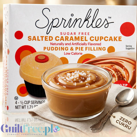 Sprinkles Pudding and Pie Filing Salted Caramel Cupcake - instant pudding without sugar and fat