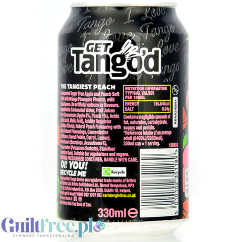 Tango Zero'd Thirst Trap Sugar Free 330ml napój zero kcal bez cukru, letnia edycja limitowana