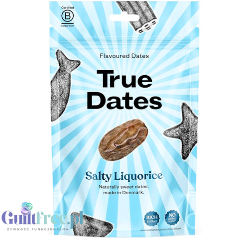True Dates Salty Liquorice - lukrecjowe słodko słone daktyle dla koneserów smaku