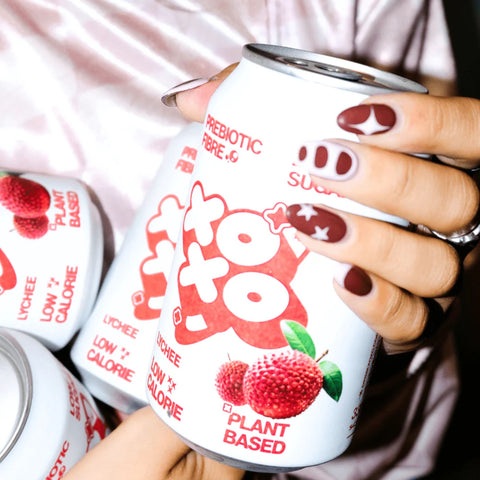 XO Soda High Fibre Lychee 330ml - funkcjonalny napój z błonnikiem i stewią