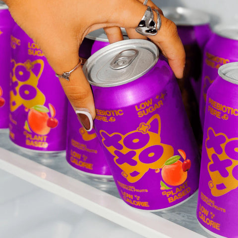 XO Soda High Fibre Tropical Fruits - funkcjonalny napój z błonnikiem i stewią