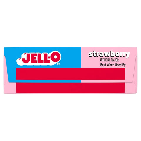 JellO Strawberry - galaretka 10kcal zero cukru, instant, smak truskawkowy by Jell-O (galaretka-truskawka-10kcal-zero-cukru)