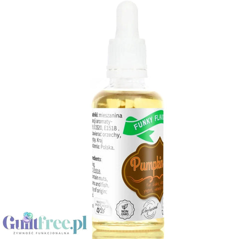 Funky Flavors Basic Pumpkin Spice 30ml - jesienne kropelki aromatyzujące bez cukru i słodzików by Funky Flavors (funky-flavors-basic-pumpkin-spice-30ml-jesienne-kropelki-aromatyzujace-bez-cukru-i-slodzikow)